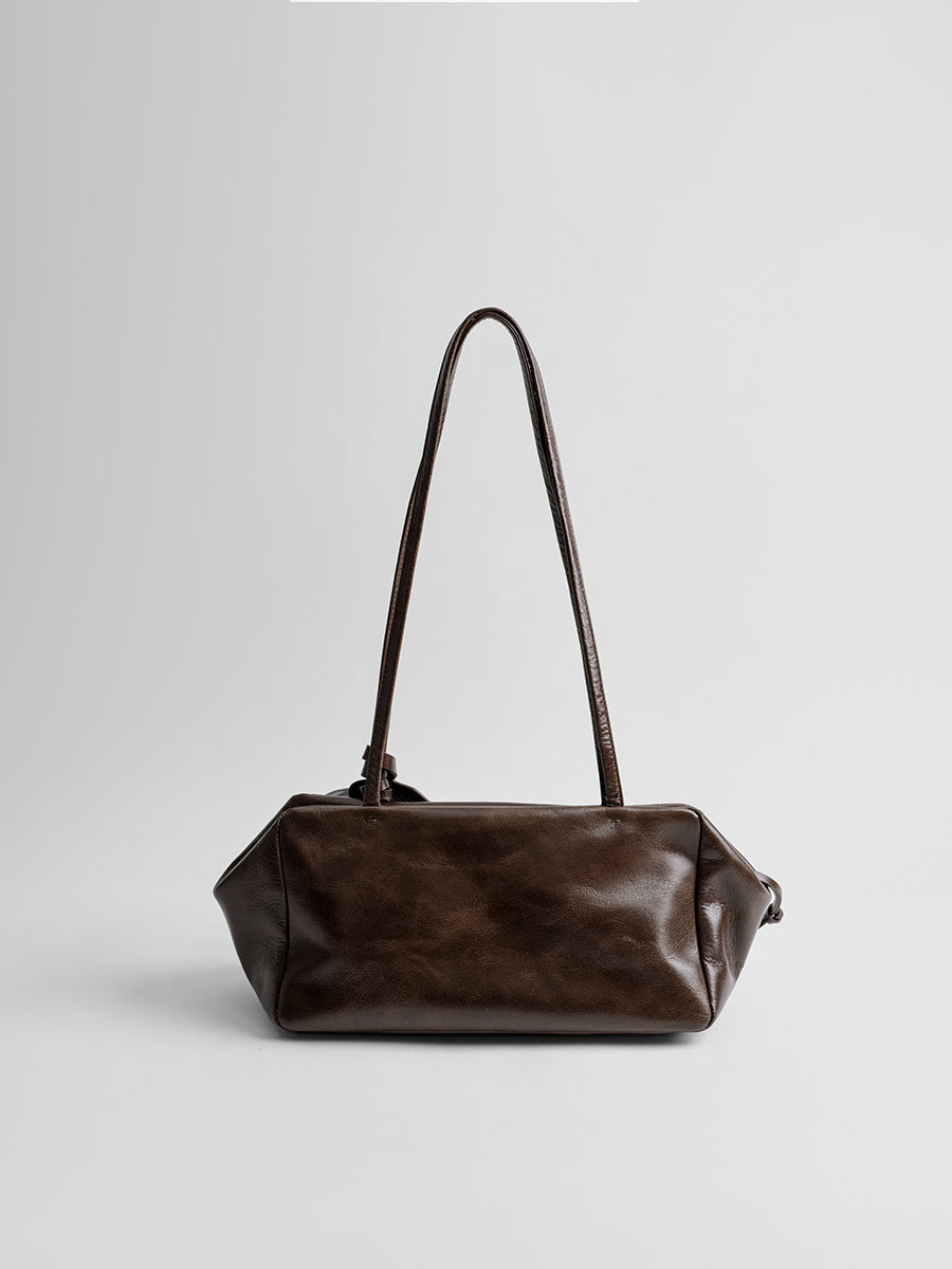 First-layer cowhide Boston bag