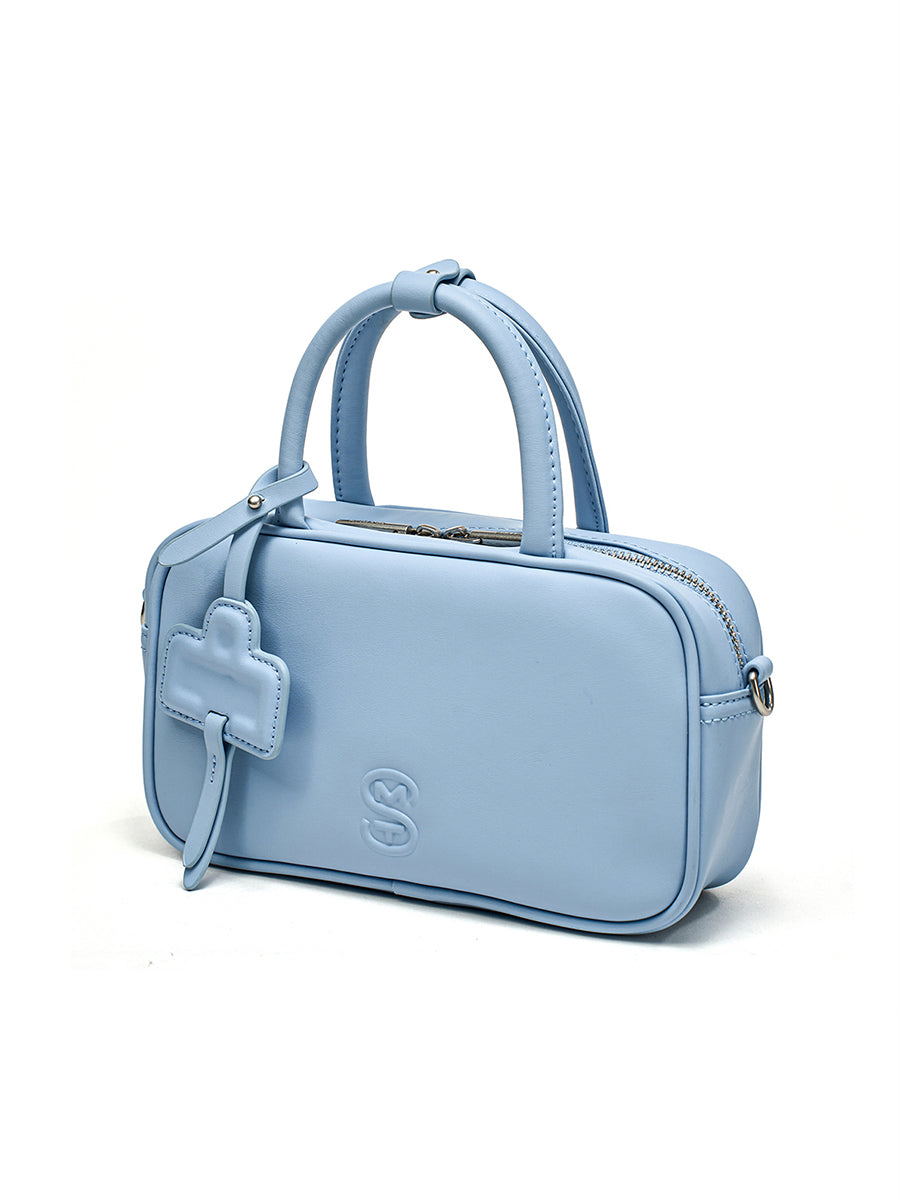 Cowhide laser handbag small square bag