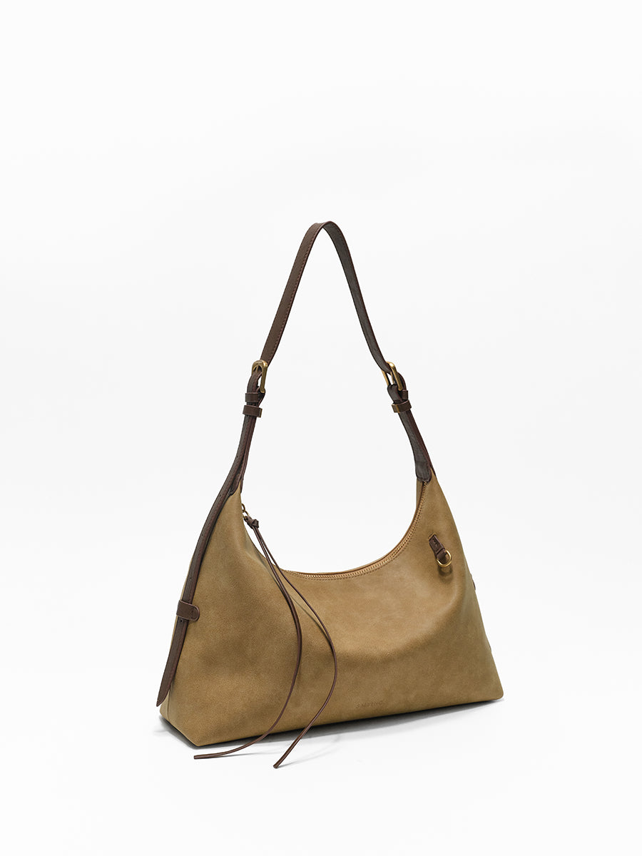 Niche minimalist single shoulder crossbody tote bag