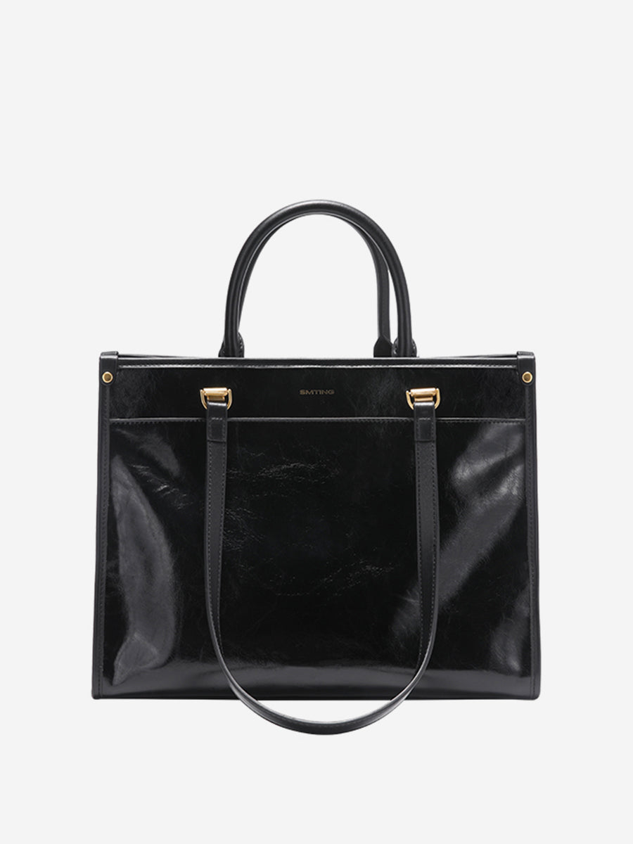 Moonlight Lover-Cowhide Handbag Tote Bag