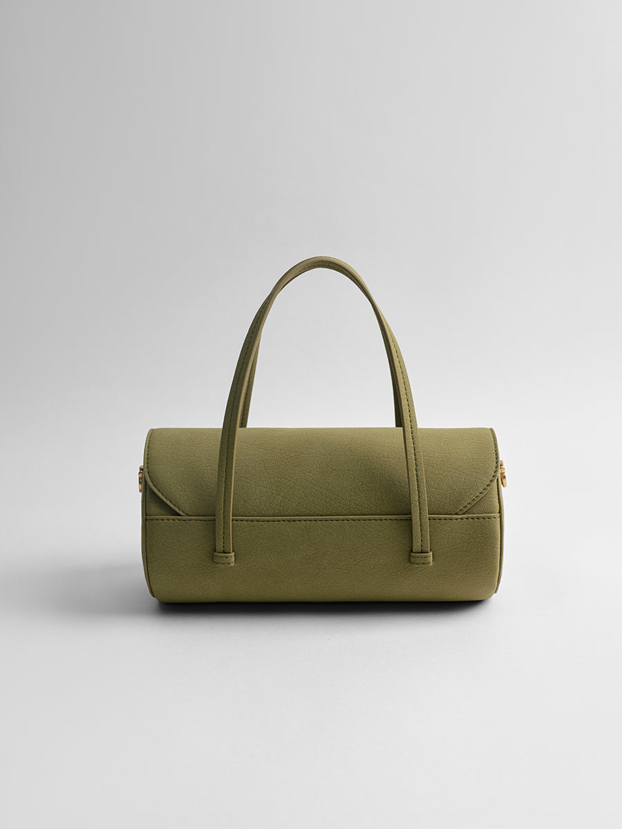 Light luxury cylindrical bag under the arm