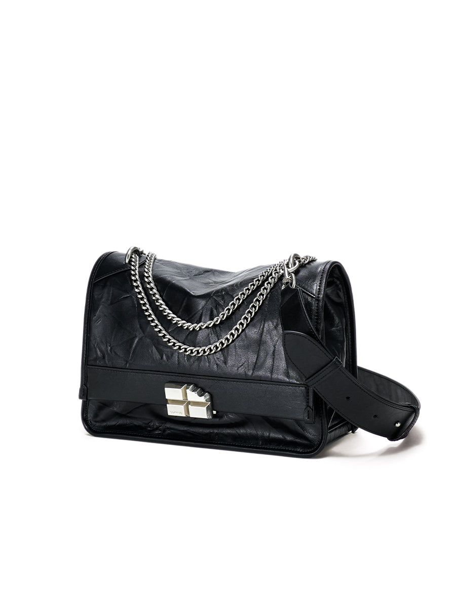 Classic flip cover trend chain bag