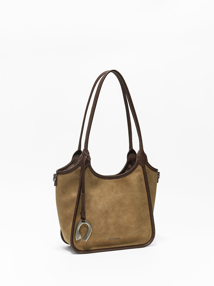 Retro versatile shoulder bag tote bag