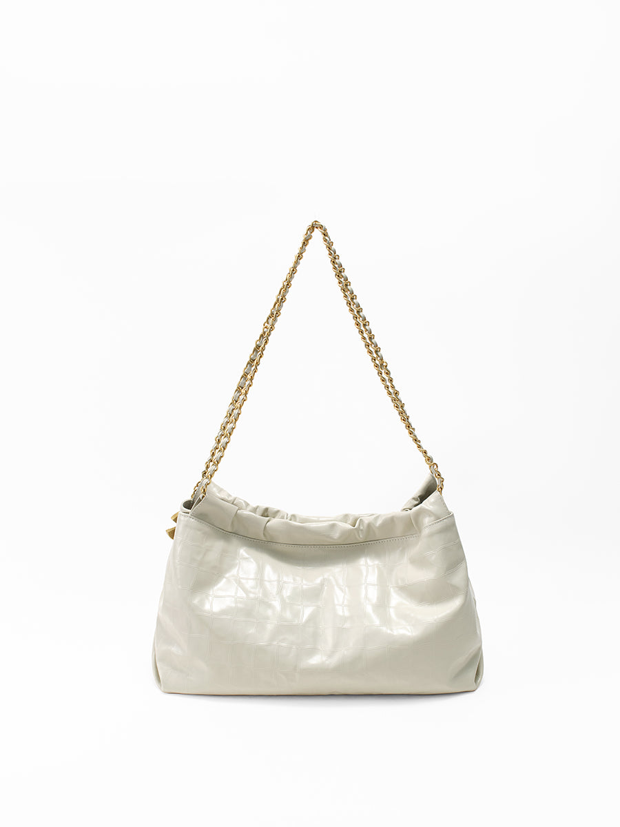 Fashionable retro commuting tote bag