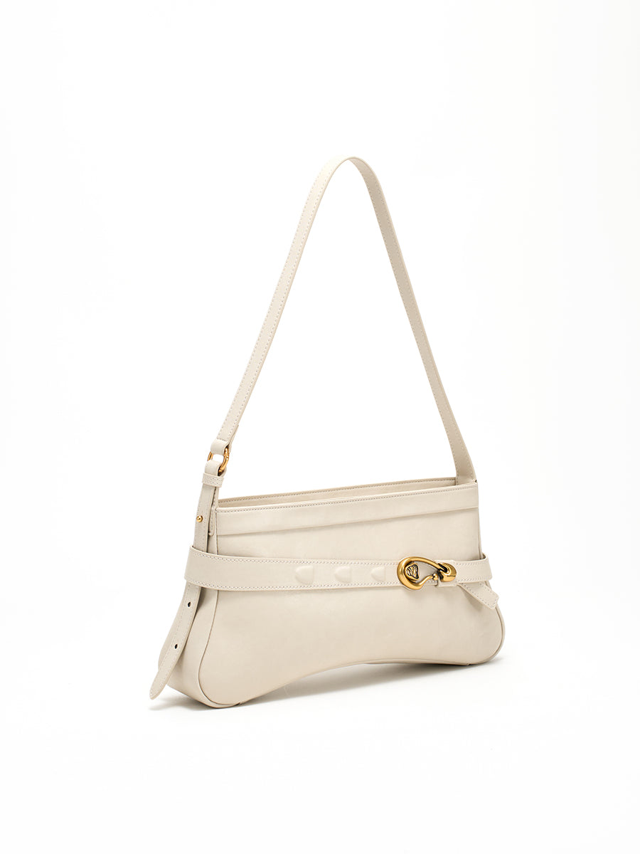 Cream Puff-Baguette Bag