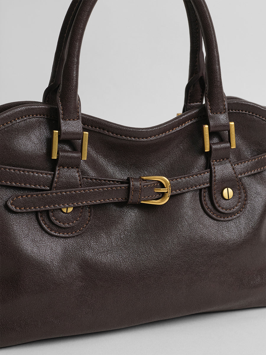 leather handbag