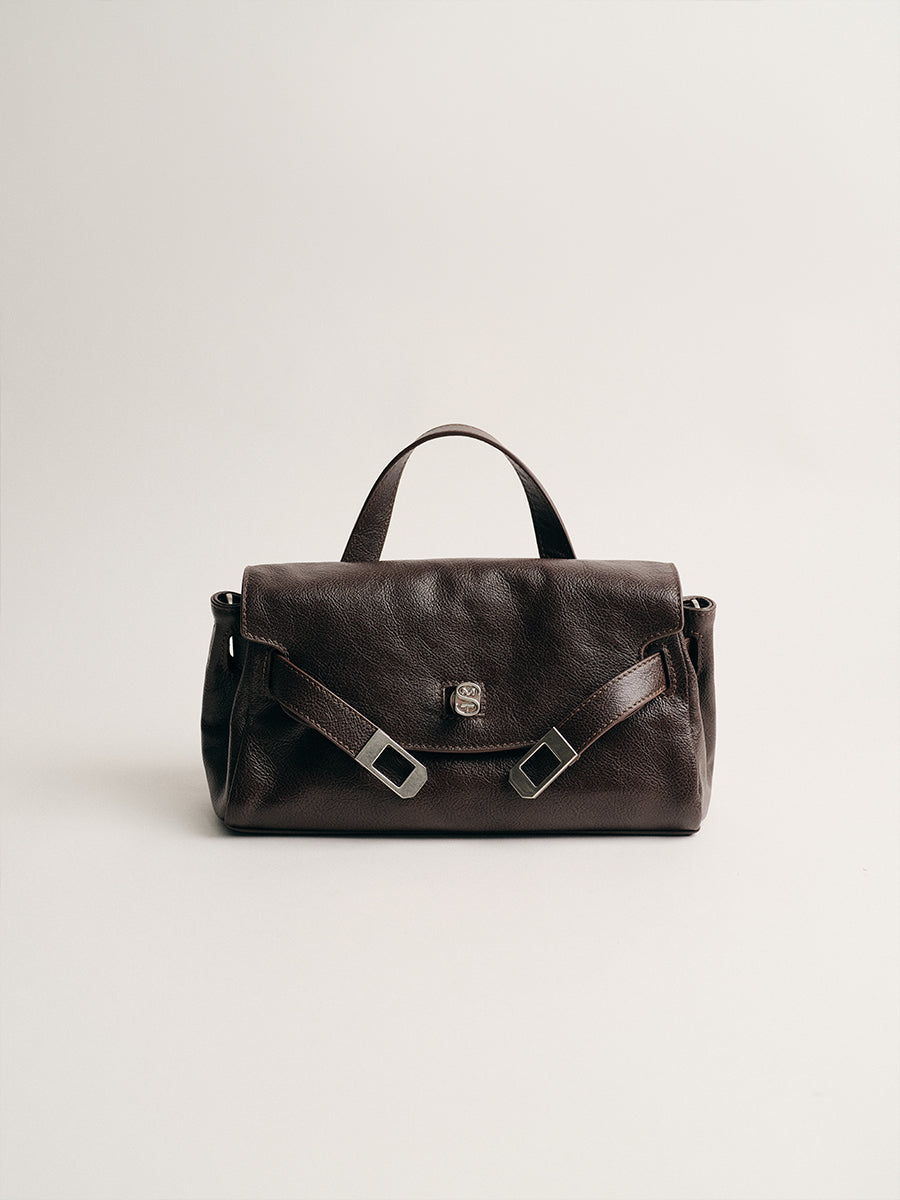 FIRST-LAYER COWHIDE HANDBAG