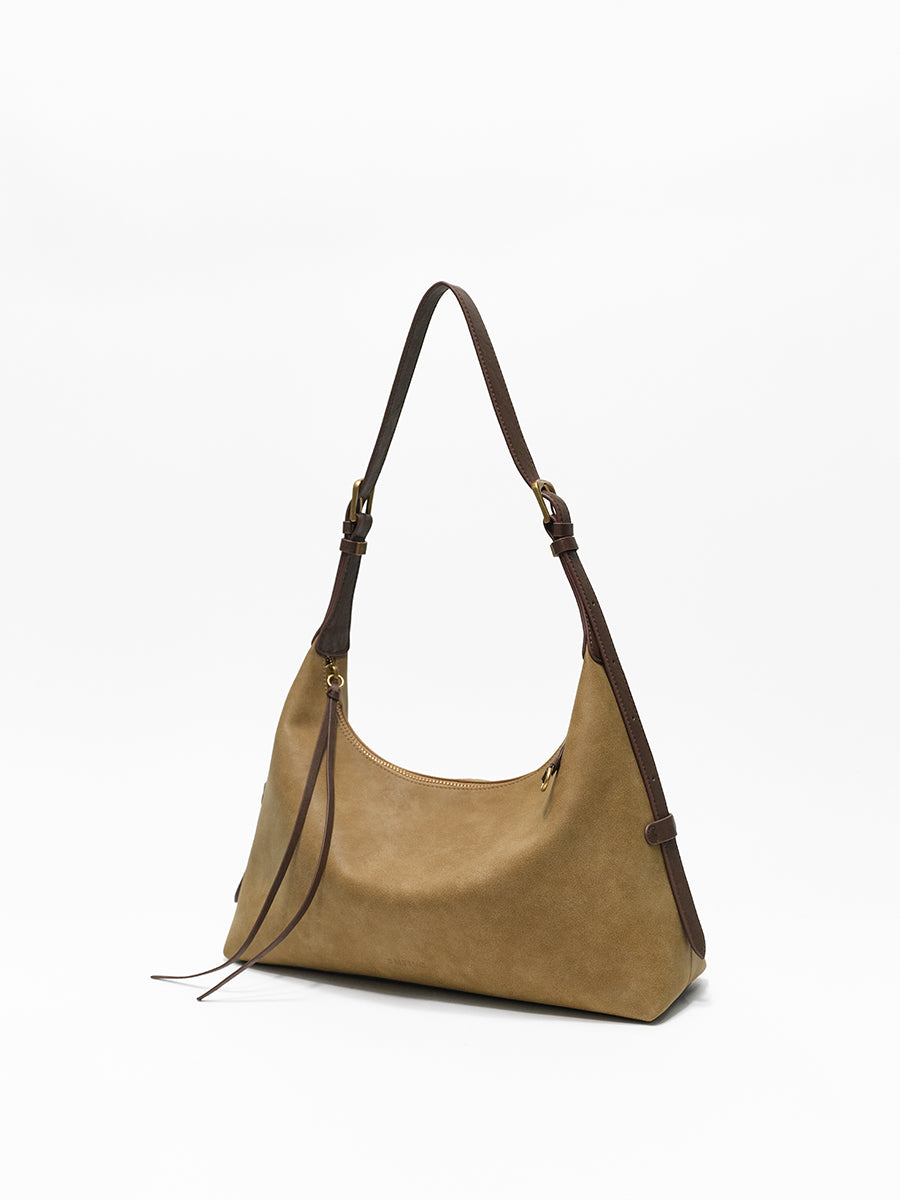 Niche minimalist single shoulder crossbody tote bag