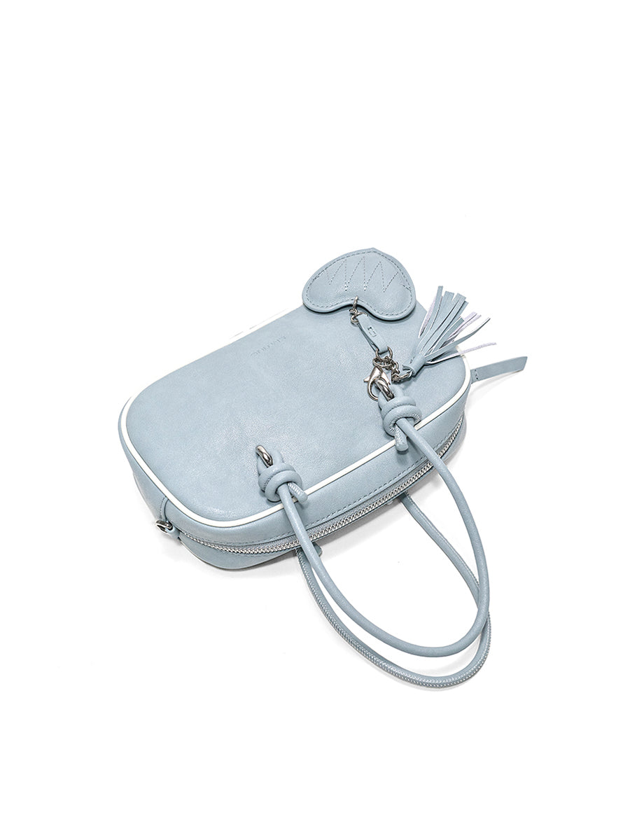 Compact and portable handbag boston bag