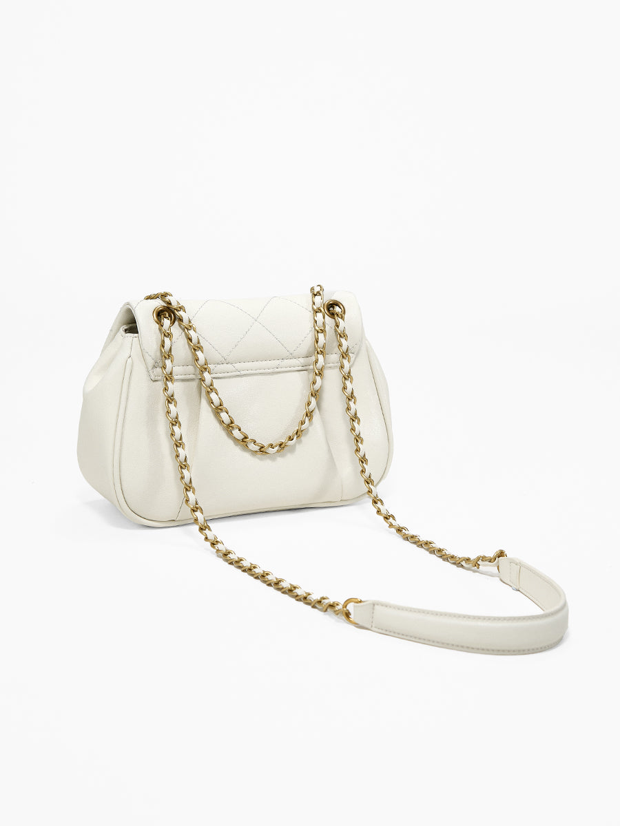 Diamond-shaped checkered underarm bag chain bag