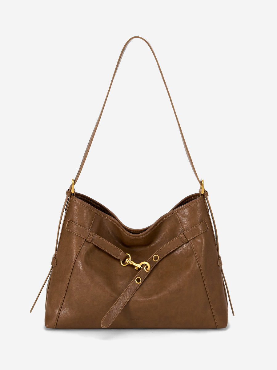 Long Time no See-Large Capacity Leather Tote Bag