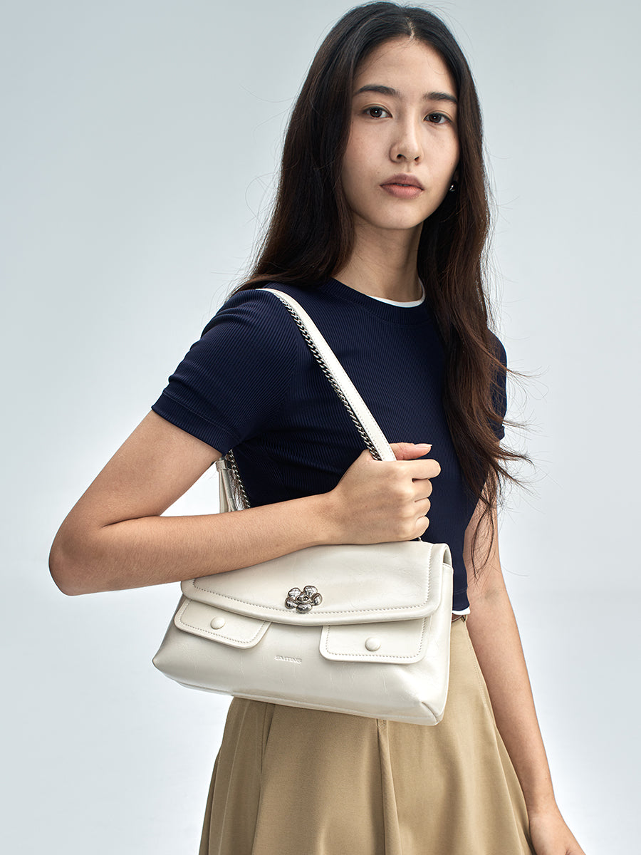 Simple and elegant underarm bag chain bag