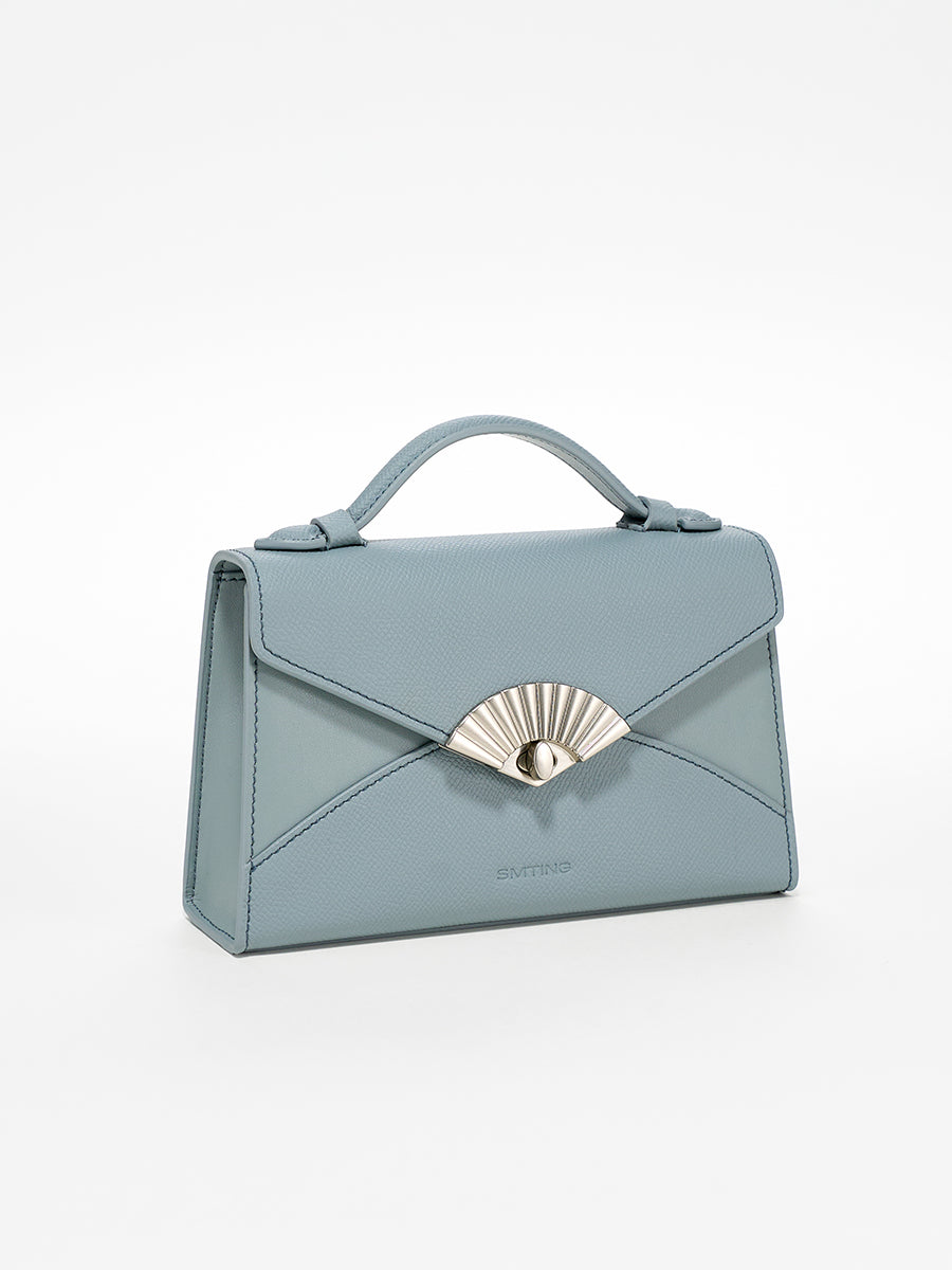 Three-dimensional genuine leather small square bag