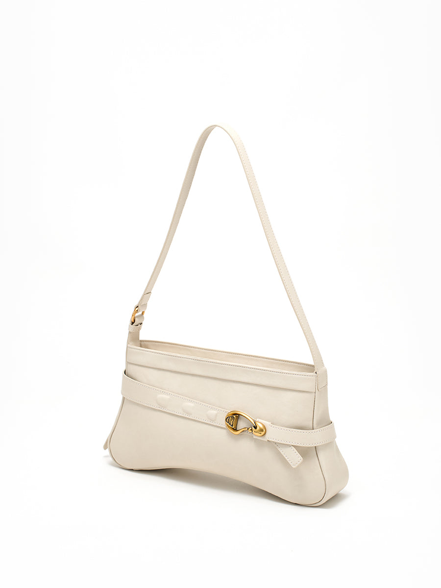 Cream Puff-Baguette Bag