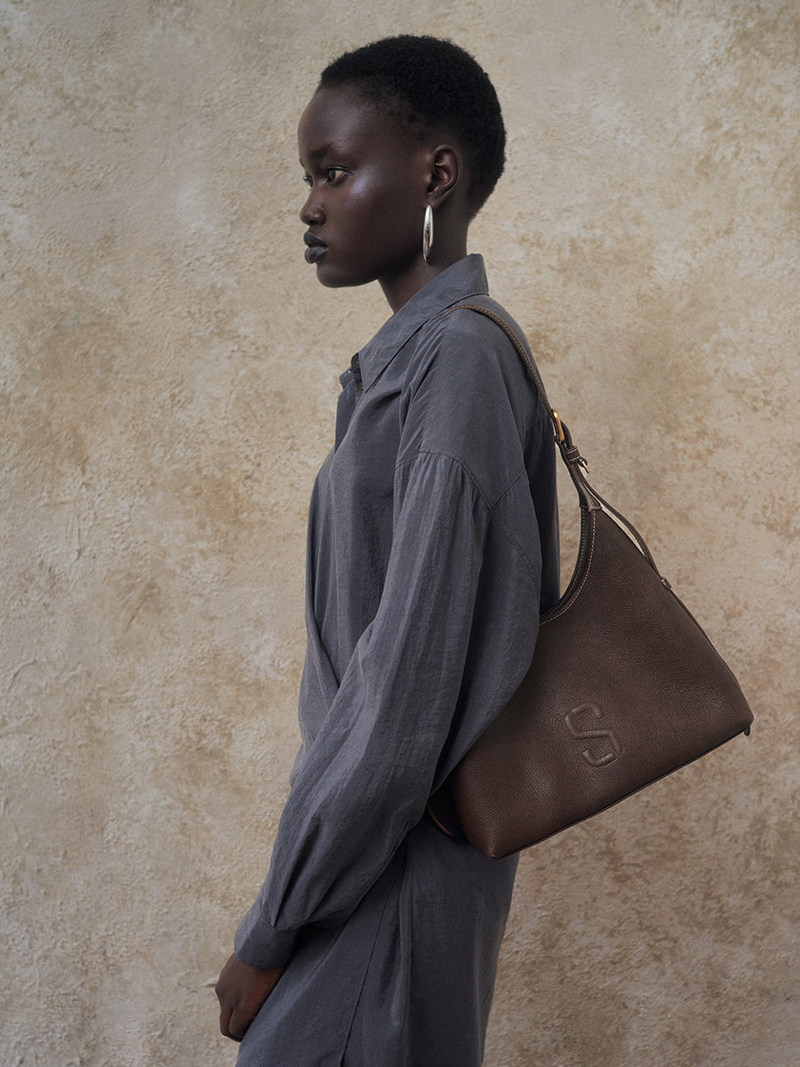 Top-grain Leather Crossbody Bag