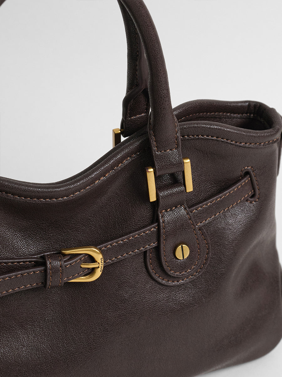 leather handbag