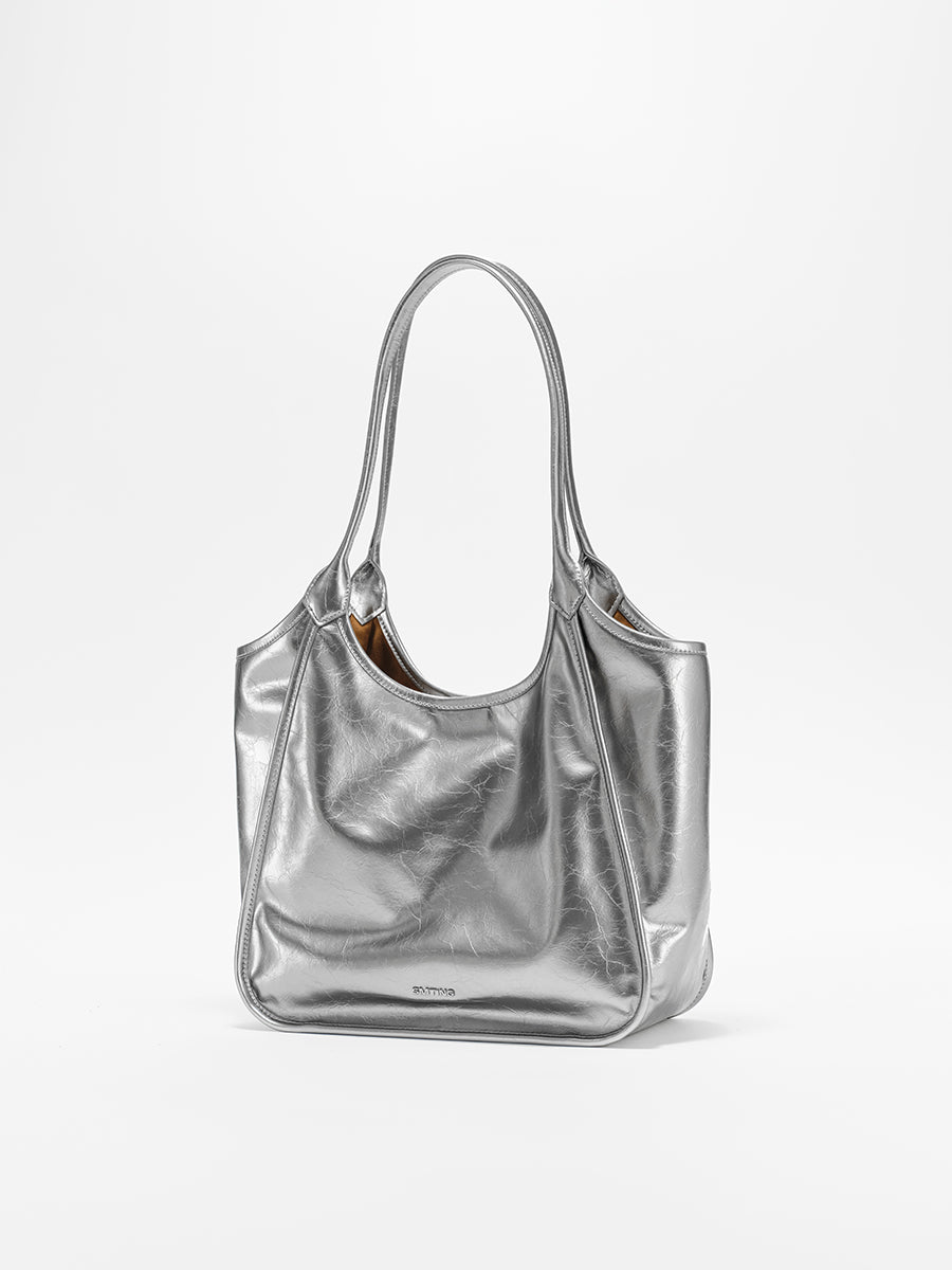 Fashionable oversized underarm tote bag