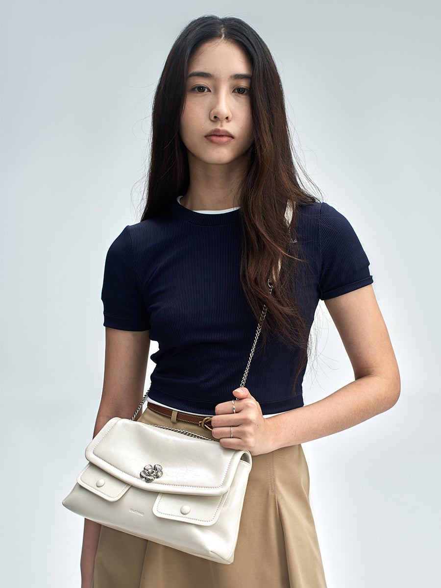 Simple and elegant underarm bag chain bag