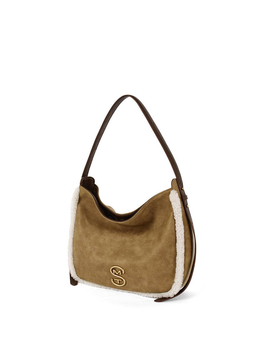 Autumn and winter light luxury hand-held tote bag