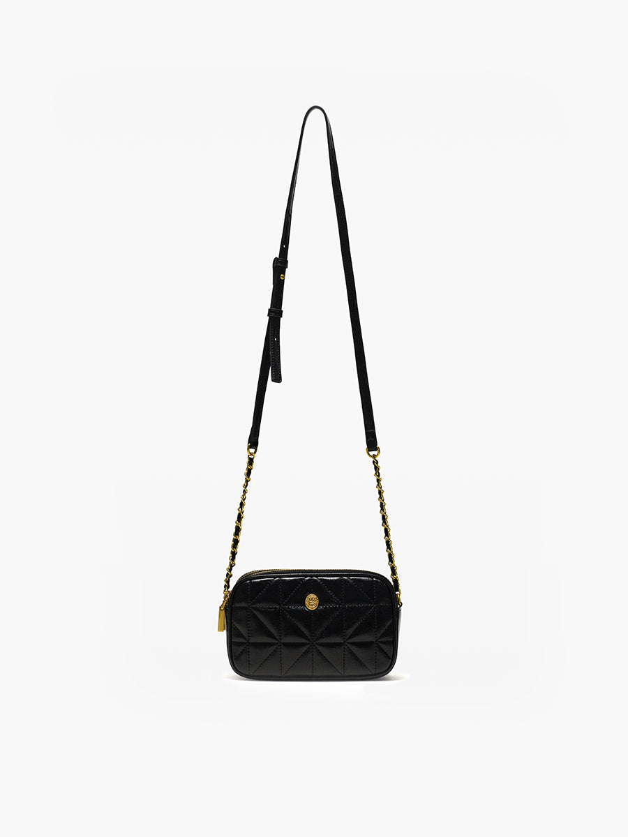 Envelope-shaped chain bag crossbody bag