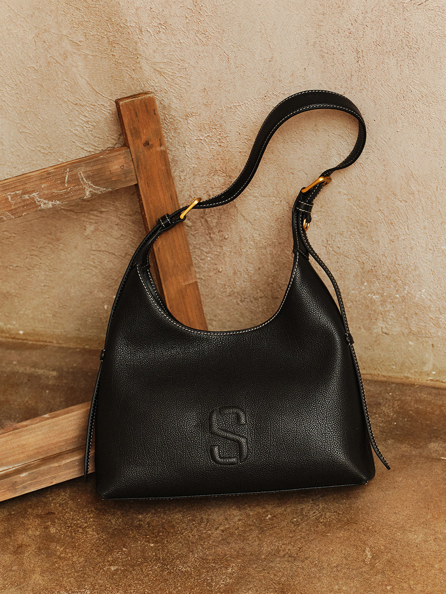 Top-grain Leather Crossbody Bag