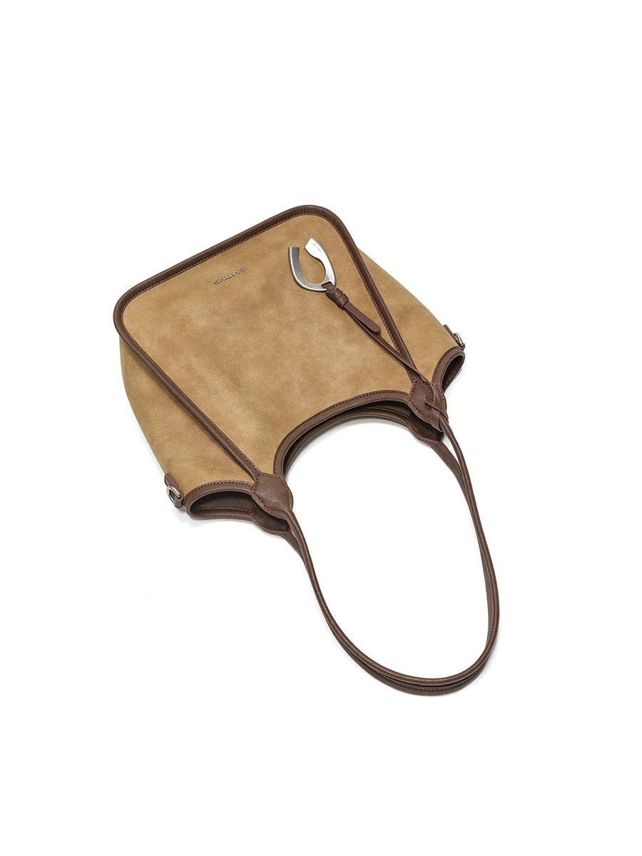 Retro versatile shoulder bag tote bag