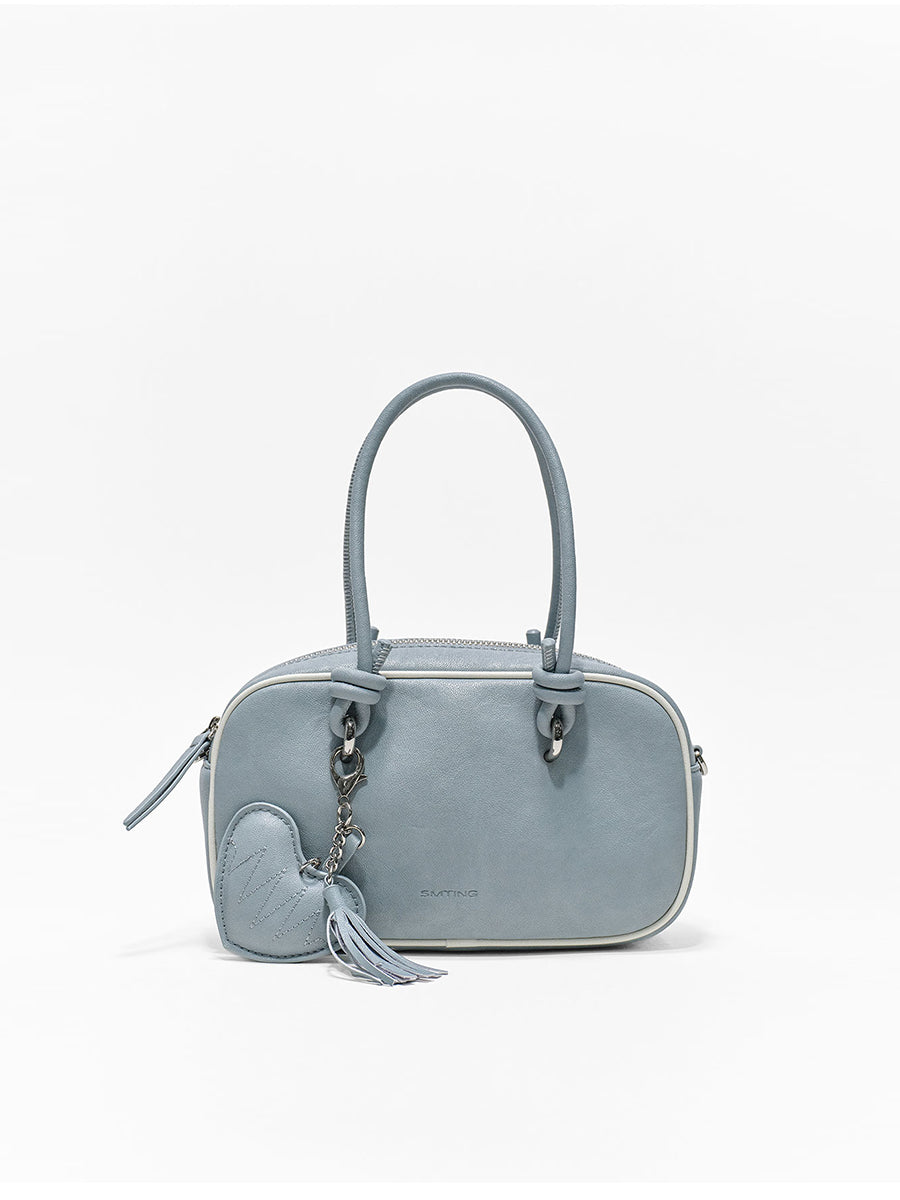 Compact and portable handbag boston bag