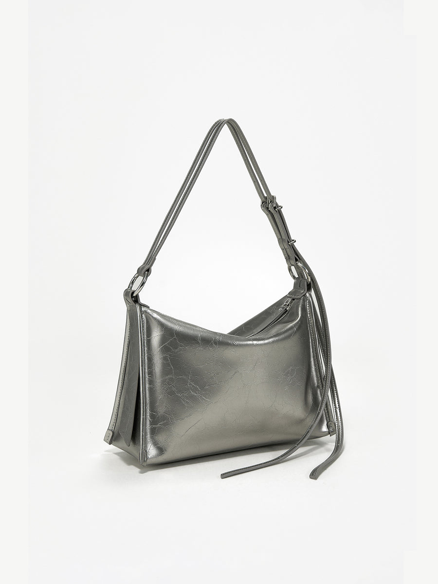 Classic and futuristic combination underarm bag