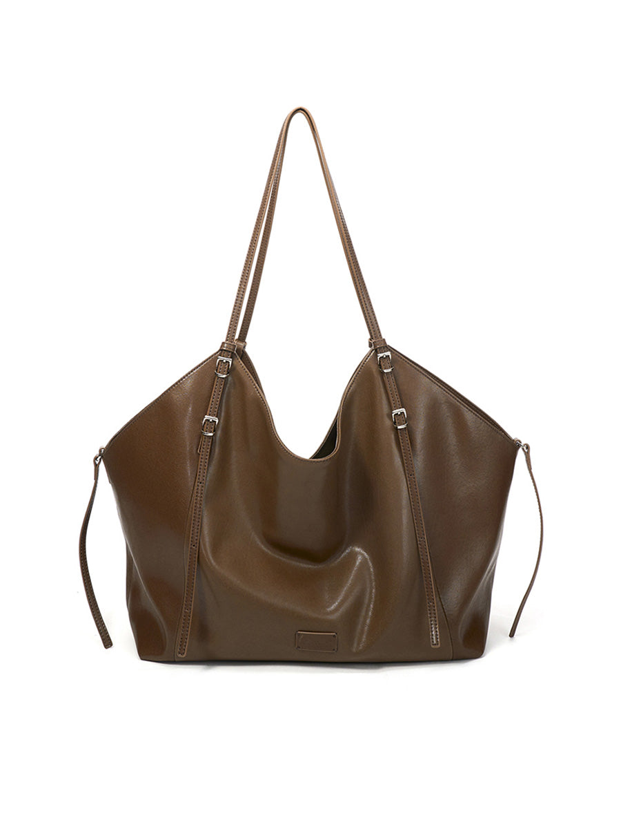 Beautiful practical large-capacity cowhide single-shoulder bag