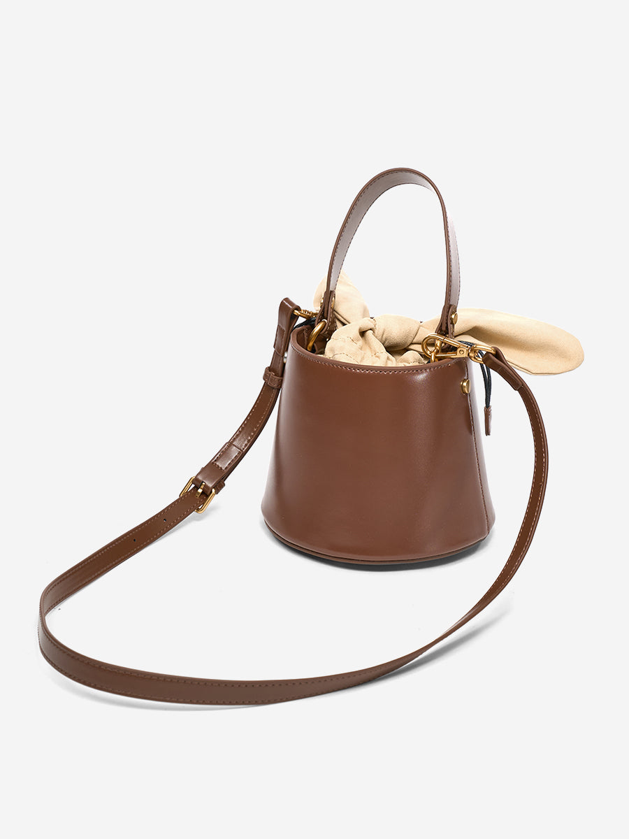 Pearl Chain Bucket Bag