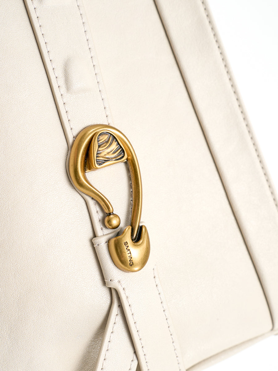 Cream Puff-Baguette Bag