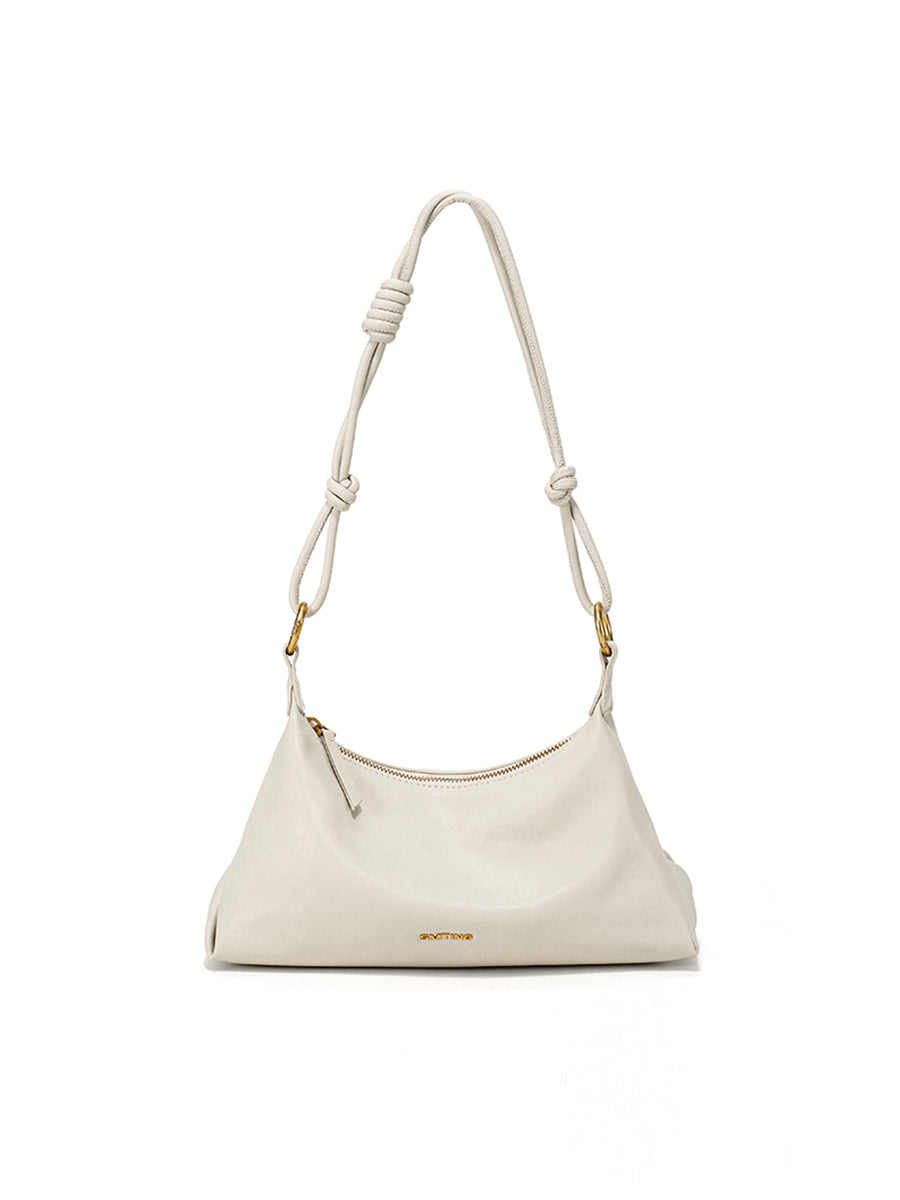 Modern neutral style minimalist hobo bag