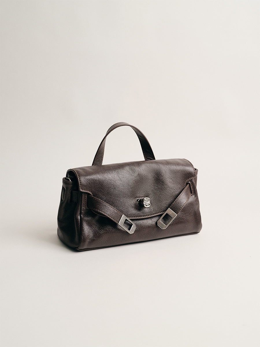 FIRST-LAYER COWHIDE HANDBAG
