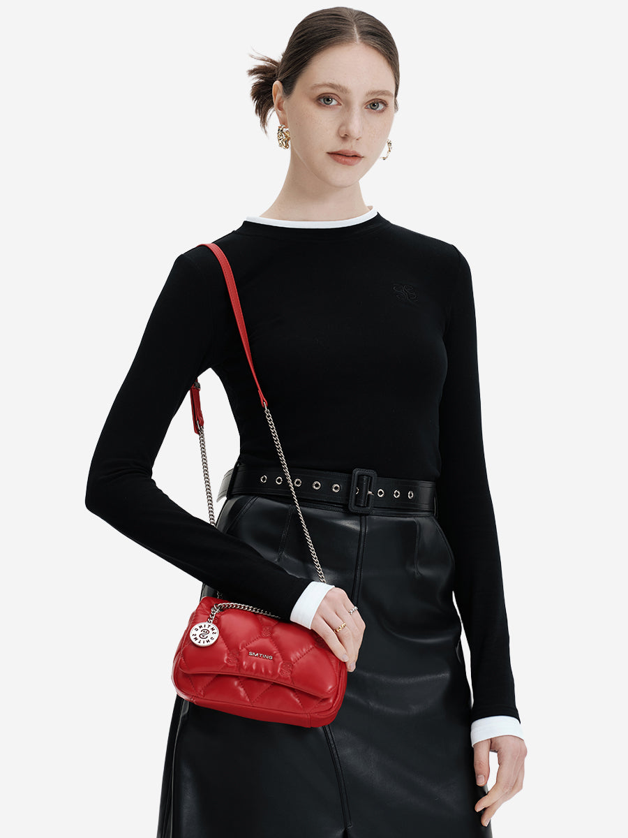 Magic Time-Chain Square Mini Bag
