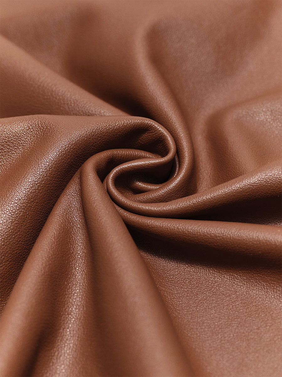 Top-grain Leather Bucket Bag