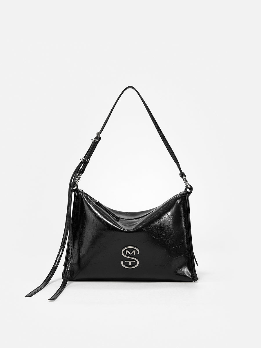 Classic and futuristic combination underarm bag