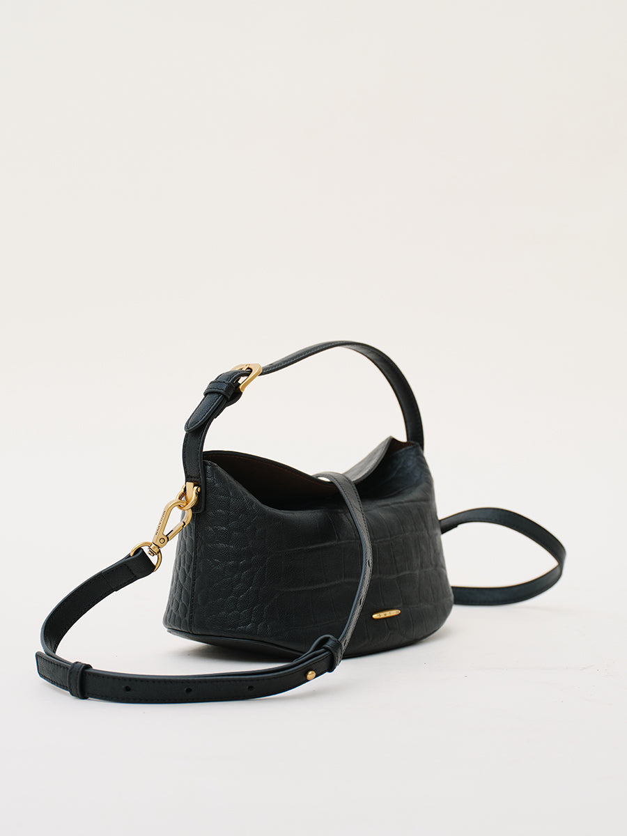 Crocodile pattern pillow bag and curling bag