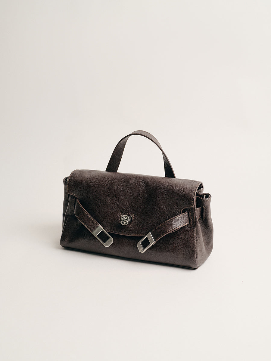 FIRST-LAYER COWHIDE HANDBAG