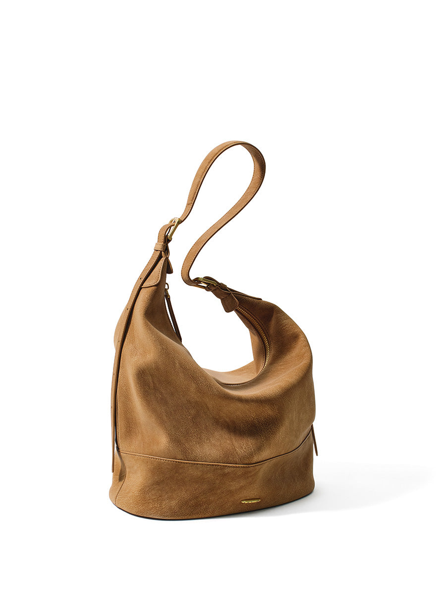 Textured casual water bucket bag