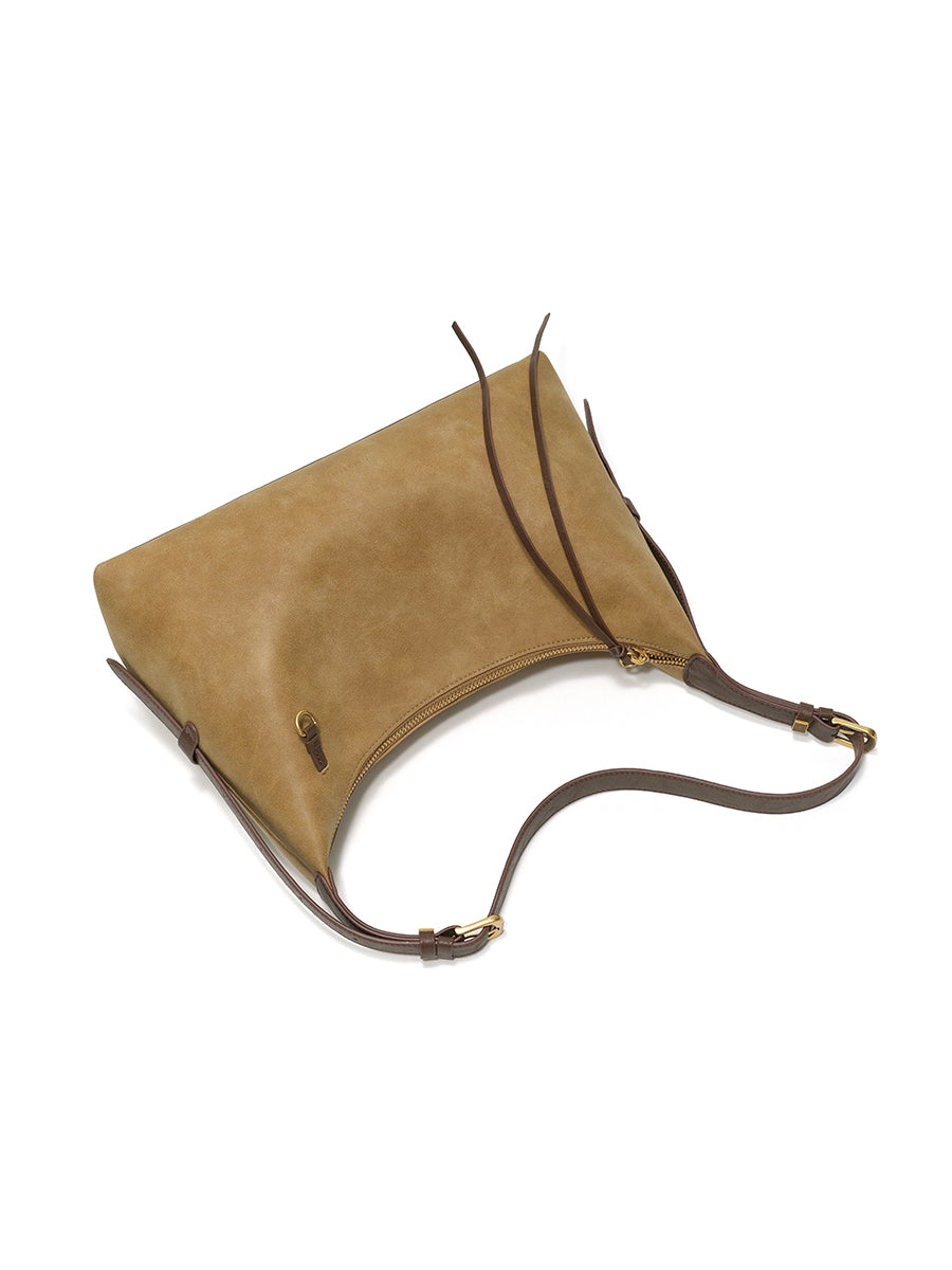 Niche minimalist single shoulder crossbody tote bag