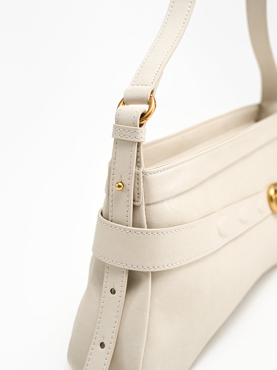 Cream Puff-Baguette Bag