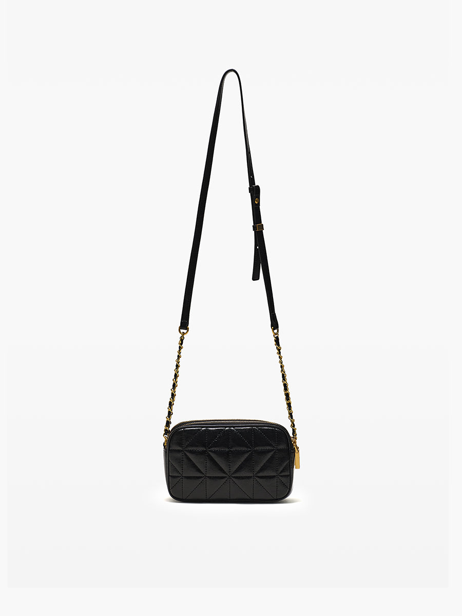 Envelope-shaped chain bag crossbody bag