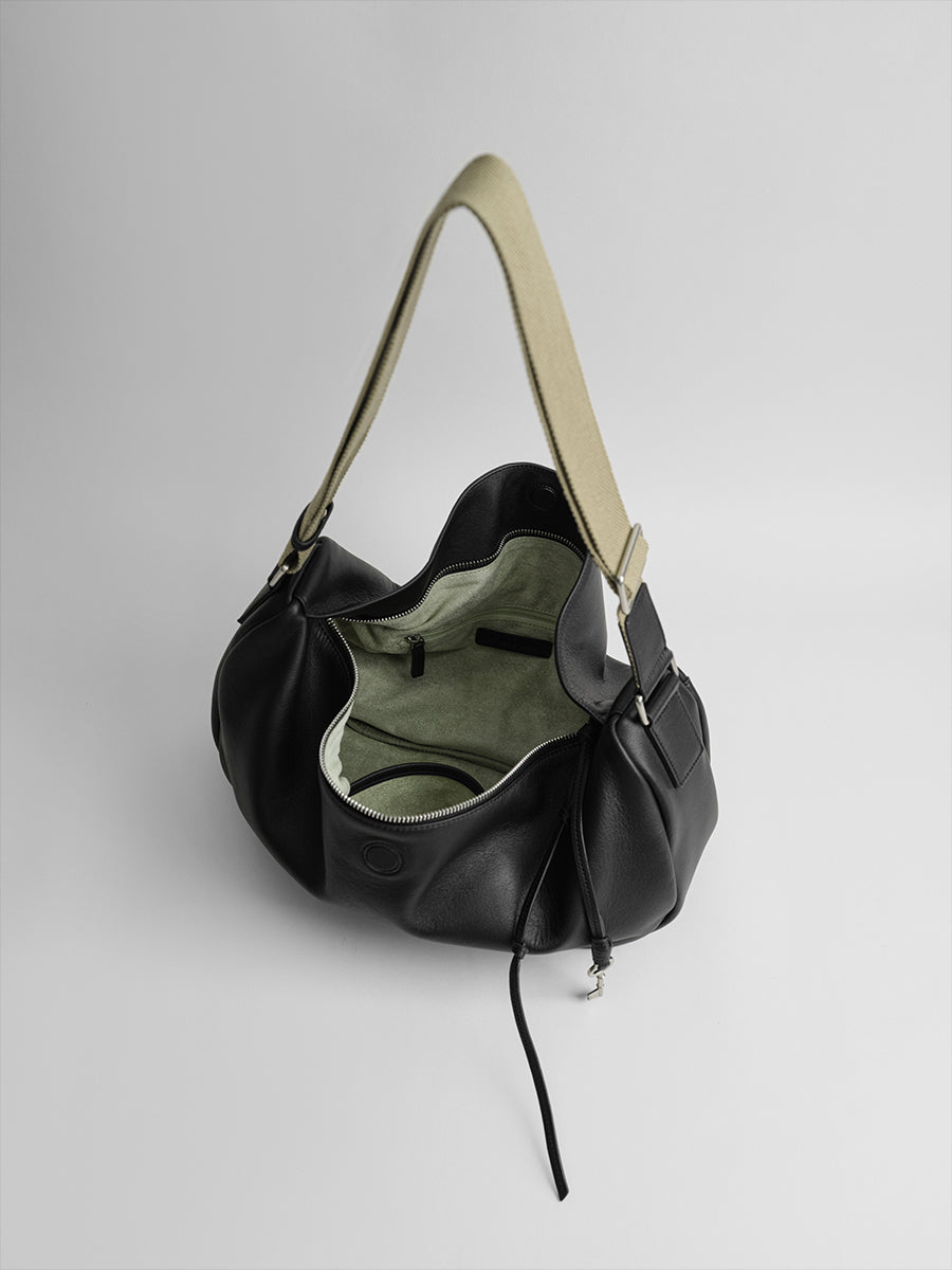 First-layer cowhide shoulder bag