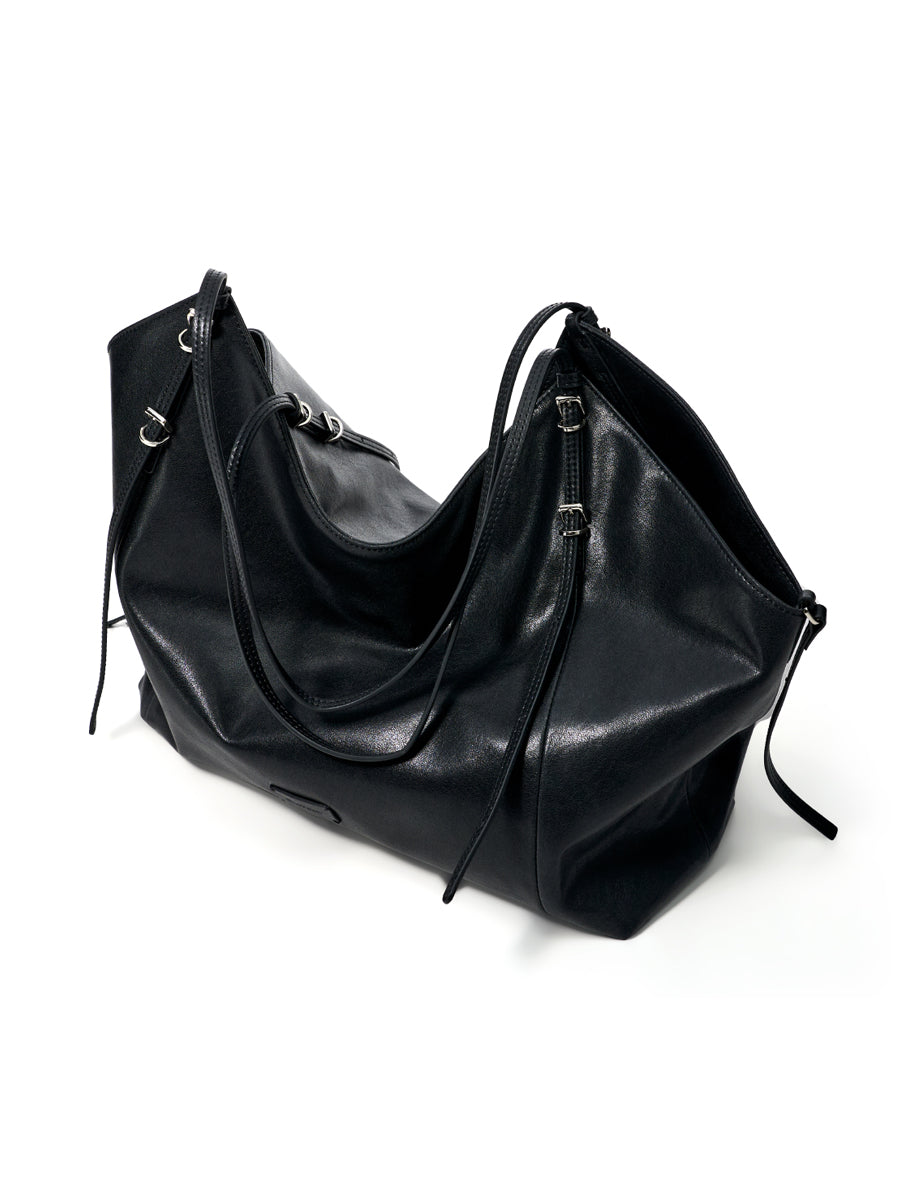 Beautiful practical large-capacity cowhide single-shoulder bag