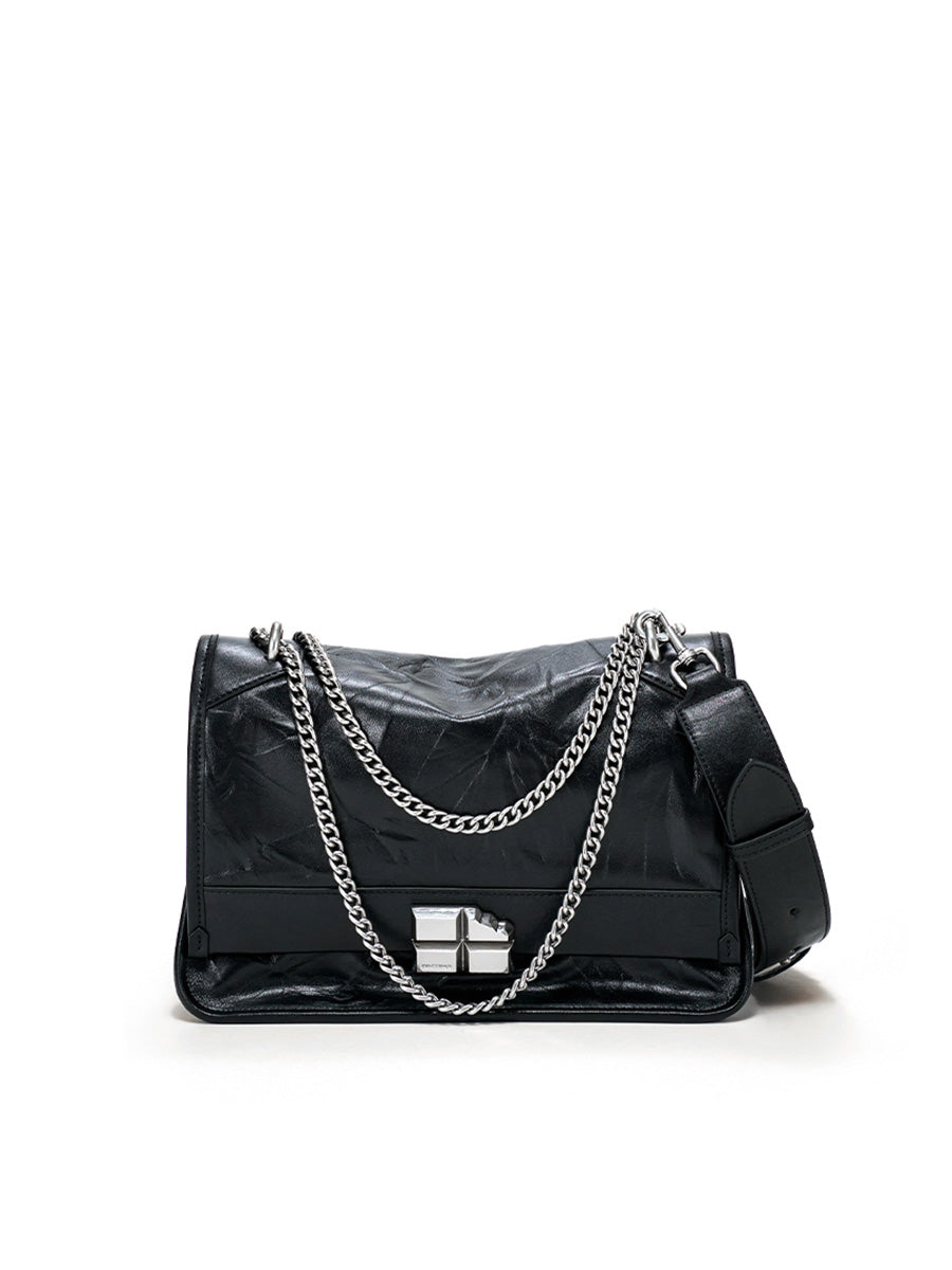 Classic flip cover trend chain bag
