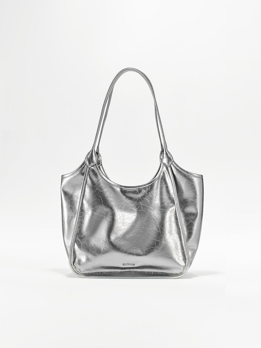 Fashionable oversized underarm tote bag