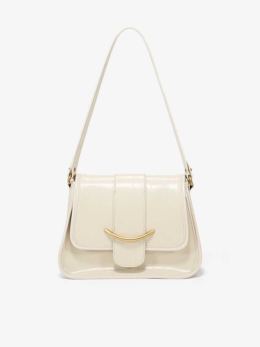 Retro magnetic buckle underarm bag single-shoulder bag