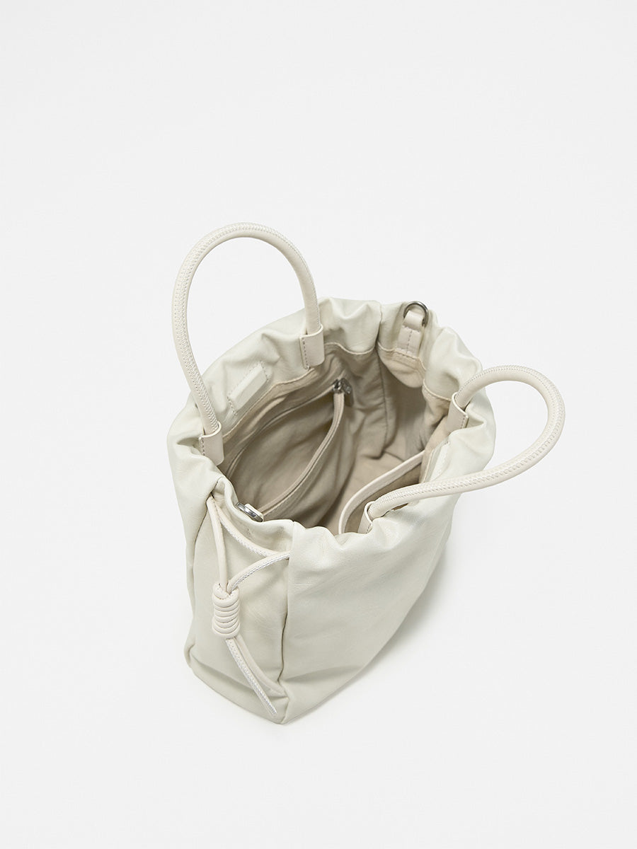 Soft pleated handbag ruched bag