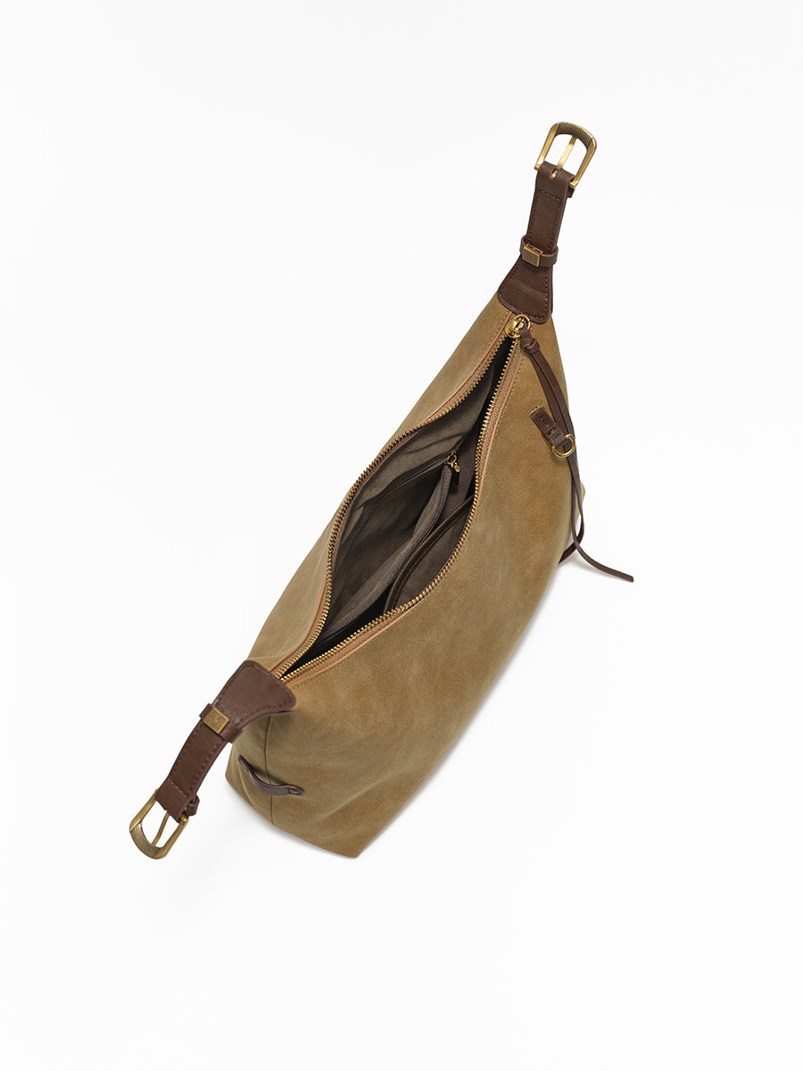 Niche minimalist single shoulder crossbody tote bag