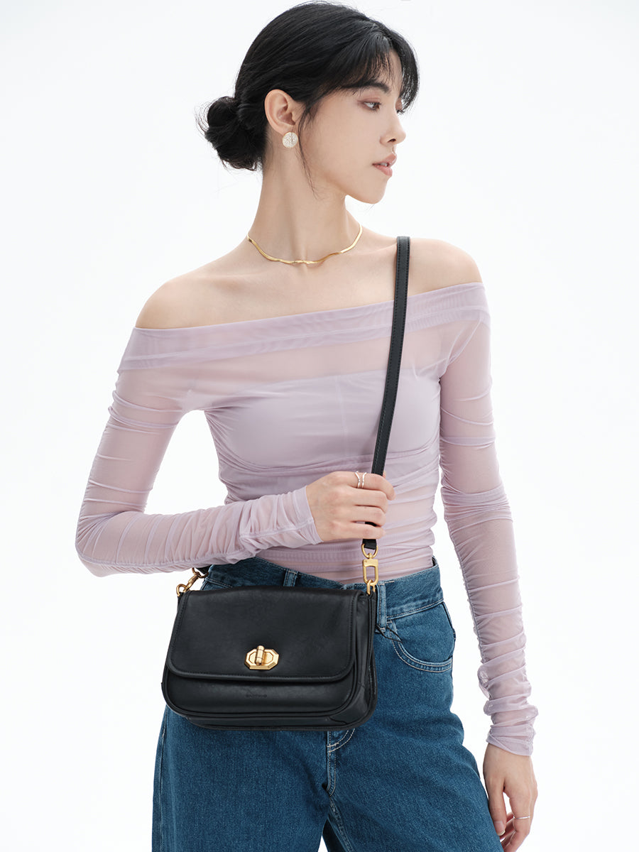 Bathing Ages-Underarm Square Mini Bag